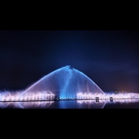 Fuente Musical Danzante de Alta Calidad de 300 Metros, Estilo Isla de Bagdad, Calidad Dubai