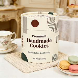 <span class=keywords><strong>Tubo</strong></span> de Papel de Grado Alimenticio Personalizado para Envasado de Galletas Wafer - Product Image 1