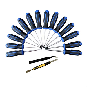<b>Screwdriver</b> Set 100mm Phillips Cross Flat Torx Bits Anti-Slip Handle Diy Tools 20-40pcs - Product Image 1