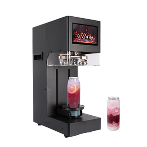 เครื่องปิดฝากระป๋องอัตโนมัติสำหรับกาแฟ ชานม |   25 กระป๋อง/นาที ใช้ได้กับ PET/ดีบุก/อะลูมิเนียม หน้าจอสัมผัส ได้รับการรับรองมาตรฐาน CE ราคา - Product Image 2
