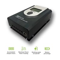Contrôleur de charge solaire pour lampadaire solaire, automatique 10A 20A 30A 50A, système de générateur d'énergie solaire, contrôleur de charge solaire MPPT