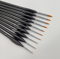 Ensemble de pinceaux de peinture à manche triangle Offre Spéciale détail d'artiste Pinceaux de peinture
