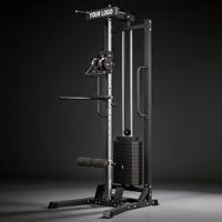 Système de poulies réglable en acier inoxydable pour rack de squat, câbles à glisse fluide, résistance personnalisable pour exercices de fitness complet du corps