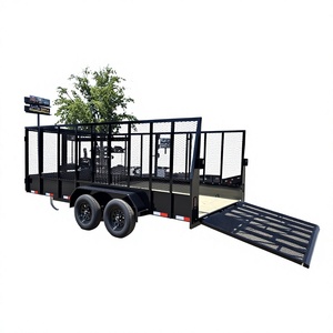 ลดราคา! รถพ่วงบรรทุกสัมภาระแบบแนวนอน Tuff Dawg 7x16 |   ด้านข้างสูง 5 ฟุต และประตูแบบตาข่าย |   น้ำหนักบรรทุกสูงสุด 2001-3000 กิโลกรัม - Product Image 2