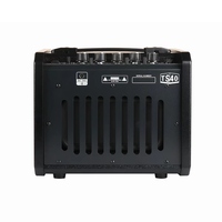 Amplificateur de basse COOLMUSIC TS40 40W avec haut-parleur de 6,5 pouces, Bluetooth, enregistrement OTG, casque, égaliseur 3 bandes, compression, AUX