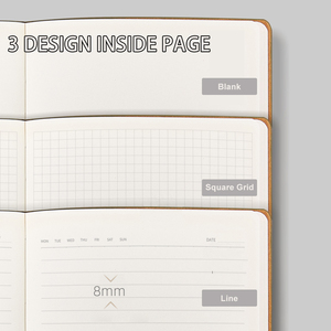Vendite calde taccuino tascabile in pelle sintetica di dimensioni A6 con Logo dorato Design Design con copertina morbida Agenda Planner - Product Image 6