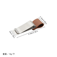 Pince à billets multifonctionnelle en métal, accessoire pour carnet, pince à stylo, pince de lecture pour étudiant, personnalisation en gros
