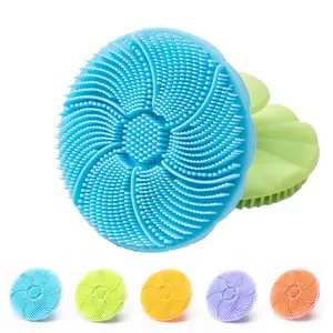 Escova de silicone para couro cabeludo, massageador, shampoo e escova para crescimento do cabelo, livre de mofo, para alívio de caspa, material de banho, ideal para banho