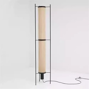 Linen Floor <b>Lamp</b> Led Light Source <b>Switch</b> Control Home Decor Ambient Lighting 10-15 Sqm Coverage F-T479 - Product Image 1