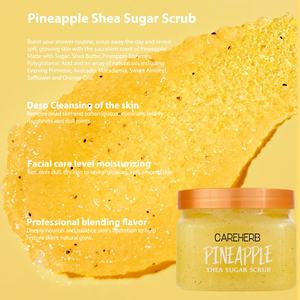 Gommage corporel doux et nourrissant à l'ananas et au beurre de karité, éliminant les peaux mortes, marque privée OEM/ODM - Product Image 3