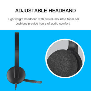 <span class=keywords><strong>Casque</strong></span> d'ordinateur USB d'origine <span class=keywords><strong>Logitech</strong></span> H340 longueur 1.8m avec <span class=keywords><strong>prise</strong></span> USB conçue pour ordinateur - Product Image 5