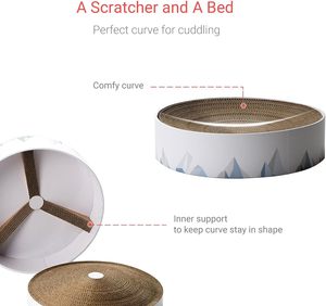 Rascador para Gatos Ecológico con Forma Personalizada, Cama de Cartón Corrugado, Juguete para Afilar Garras - Product Image 2