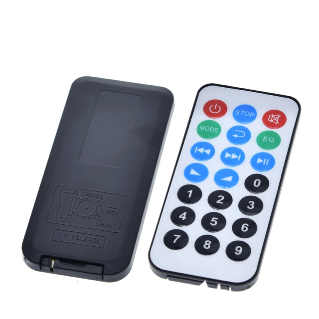 TZT 21 Key MP3 Decoder Board Remote Control Without Batteries