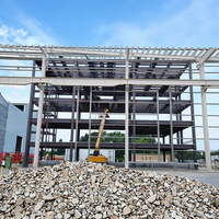Cobertizo de marco de acero ligero prefabricado de los fabricantes para Taller, almacén, estructura de fábrica, edificios de Metal duraderos