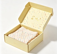 Carton d'expédition pliable avec impression de logo personnalisé pour l'emballage de vêtements, de cosmétiques et de cadeaux