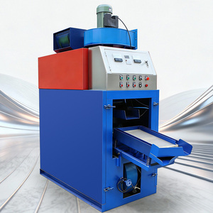Trituradora de Chatarra de Aluminio, Máquina Automática de Alta Productividad para Reciclaje Industrial de Metal, Color Azul, Rojo y Gris - Product Image 1