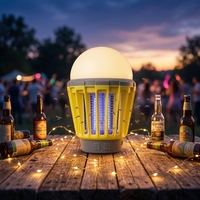 Lampe anti-moustiques électrique portable Sorbo pour camping, rechargeable par USB, LED UV, en plastique, IP44