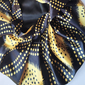 बड़े आकार में सैटिन की दोहरी परत वाली महिला बेबी माँ डिजाइनर बहन सोमाली करइस सैटिन बोननेट - Product Image 6