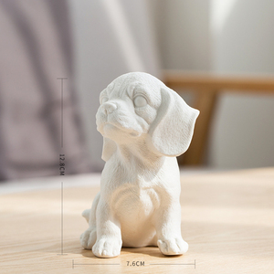 Guci Kremasi Abu Hewan Peliharaan, Peti Kenangan Anjing, Keramik, Kenang-kenangan Pemakaman Modern, Bentuk Persegi Panjang, Ramah Lingkungan, Kapasitas Besar, Hewan Kecil - Product Image 1