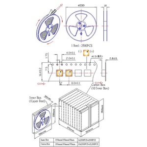 5.5x5.5 x h1.7mm Mini SMD buzzer thụ động vá electro-từ đầu dò 3V 5mm 4000Hz báo động buzzer báo động Buzzers còi báo động - Product Image 6