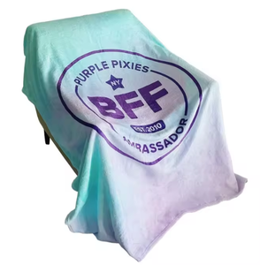 Manta de Forro Polar Reversible con Diseño de Logotipo Personalizado, Anti-Pilling, Suave por Fuera, para Viajes, Picnic, Cama, Promocional - Product Image 4