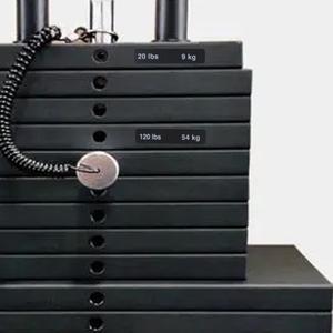 20kg piastra presa in ghisa peso Stack etichette blocco in acciaio etichetta adesivo numero adesivi Logo personalizzabile 4.5kg 90kg piastre - Product Image 4