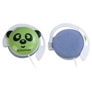 Kongfu Panda Kabel Stereo Telinga-Hook Earphone Cute Desain Headphone