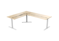 Table haute électrique économique luxe réglable en hauteur bureau exécutif en forme de L ascenseur coin bureau à domicile bureau debout pour PDG