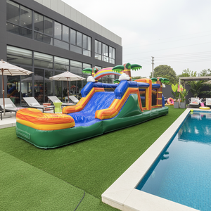 Pista de Obstáculos Inflable Comercial de PVC para Niños, Mini Pista de Obstáculos Portátil para Interiores, Tobogán Deportivo Inflable - Product Image 5