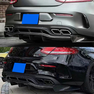 ดิฟฟิวเซอร์หลังคาร์บอนไฟเบอร์ทรง PSM สำหรับรถยนต์ C-Class W205 4 ประตู ปี 2015-2021 - Product Image 3