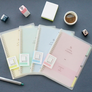 P Losbladige <span class=keywords><strong>Notebook</strong></span> 20 Gaatjes Snoepkleur <span class=keywords><strong>4</strong></span> Kleurclassificatie Student Notitieblok <span class=keywords><strong>A4</strong></span> B5 A5 Schattig Schoolkantoorbenodigdheden - Product Image 3