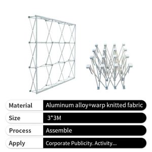 Wholesale Wire Mesh <b>Banner</b> Rack Stand Event Sign-In Wall and Registration Desk Display Board - Product Image 2