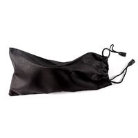 BestClean OEM Logo personnalisable Pochette pour lunettes de soleil en microfibre Étui noir Offre Spéciale pour lunettes de soleil à double cordon pour lunettes optiques