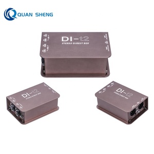 Di-T2 专业无源 DI Box 坚固的金属外壳变压器隔离输出可消除噪音，适用于舞台录音室录音 - Product Image 1