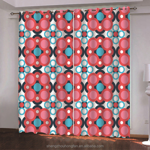 Blackout Curtains Printed Design Thermal Insulated Curtains Geometric Modern Grommet Window <strong>Drapes</strong> for <strong>Bedrooms</strong> or Living Rooms - Product Image 6