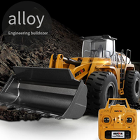 Camion bulldozer RC professionnel à 10 canaux 1/14 pour enfants