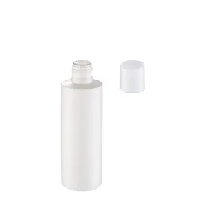 Free Sample Skincare Lotion Bottle With White Cap Plastic Screw Cap