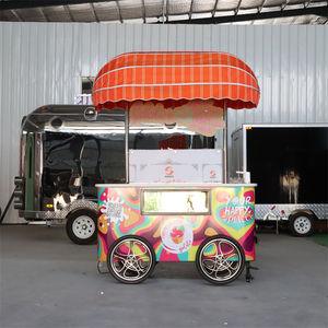 Tricycle à café de conception nouvelle 2023, chariot alimentaire pour entreprise mobile, chariot à glaces, vélo à gelato - Product Image 2