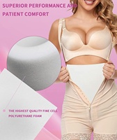 Woxin Paquete de 3 almohadillas de espuma Lipo Post Cirugía Tummy Tuck BBL Boards Belly Wrap Compatible Compresión Hoja de ropa Liposucción