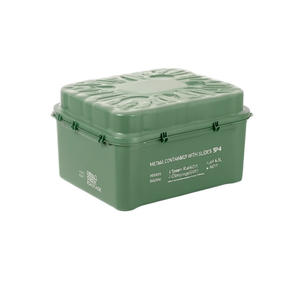 Conteneur métallique Fami avec glissières 5P4 63L Vert Ral6011 pour le rangement d'outils - Product Image 3