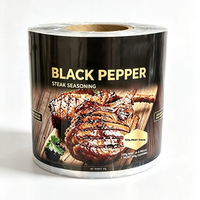Film en rouleau laminé PET/AL/PE pour emballage personnalisé de sachets de poivre noir, idéal pour l'emballage automatique des assaisonnements de steak