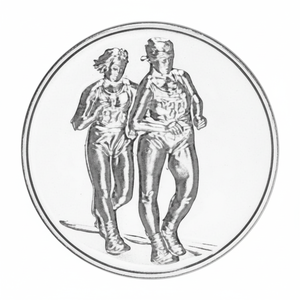 Ciondolo e Charm Moda Atletica con Tema Gara di Corsa su Pista da 25mm - Product Image 1