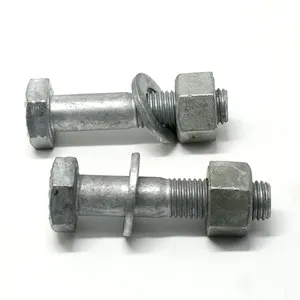 Hot Dip Galvanized ASTM A325 A325M/ A490 A490M Hex Heavy Bolt and Nut/A325 structural bolt