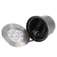 Lampu Kolam Renang Bawah Air LED 36W Stainless Steel 316, Perlengkapan Pencahayaan Tahan Air IP68 untuk Luar Ruangan
