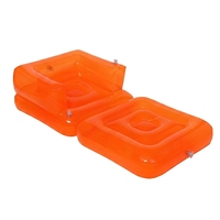 Canapé flottant gonflable en PVC tendance, chaise longue flottante pour piscine, lit flottant pour adultes, jouet pour fête aquatique d'été par FUDIRUN