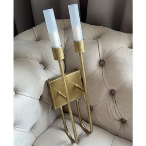 Lámpara de Pared Moderna de Lujo para Sala de Estar, Estilo Americano Creativo, para Hotel, Villa, Escalera, Restaurante, Dormitorio, Lámpara de Pared de Doble Cabezal - Product Image 4