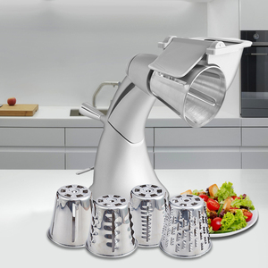 Thiết Kế Mới Salad Maker Đa Chức Năng Chế Biến Thực Phẩm Máy 5 Trong 1 Thép Không Gỉ Salad Shredder Cho Nhà Bếp - Product Image 1