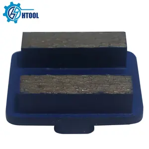 Segment 40*10*10mm Abrasive Tool 2 Segments Bar Diamond Metal Bond Discs Grinding Pad Plate for Concrete Floor and Granite