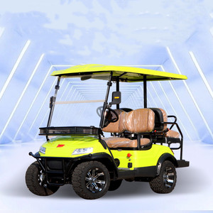 Voiturette de golf 2+2 places fabriquée en Chine, homologuée CE, vitesse 30-50 km/h, autonomie 90 km, voiturette de golf économique, voiturette de golf fabriquée en Chine, électrique - Product Image 2