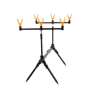 Présentoir de <span class=keywords><strong>canne</strong></span> à pêche, pôle en plastique, <span class=keywords><strong>support</strong></span> en tourelle, pliage rapide, pour plage - Product Image 5